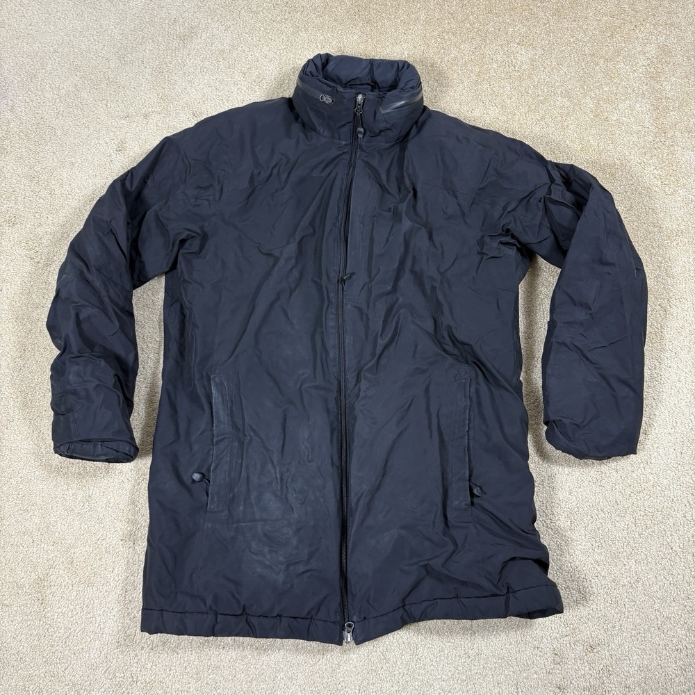 L.L. Bean Hooded Lightweight Nylon Windbreaker Jacket Black Men's Size L Regular